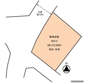 焼津市田尻の土地　駐車場用地や資材置場の画像