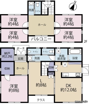 浜松市浜北区宮口 駐車場4台以上 浜松市浜北区の一戸建て しずなび