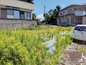 富士市今井　売り土地　現地