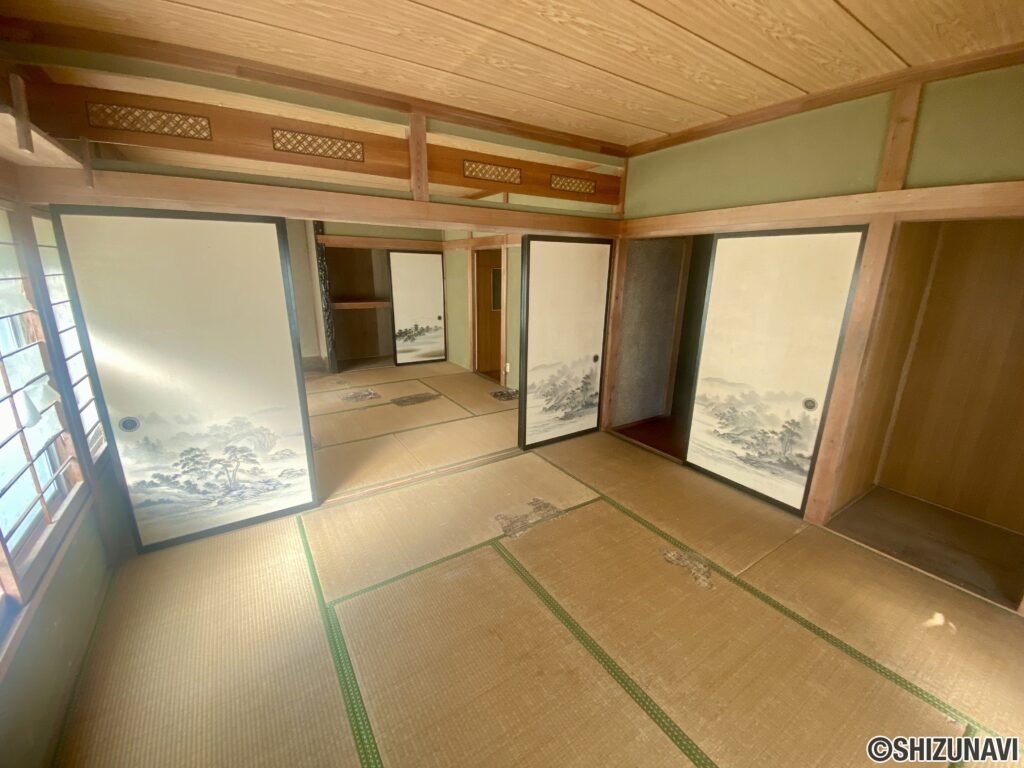 1階和室8帖部分です。