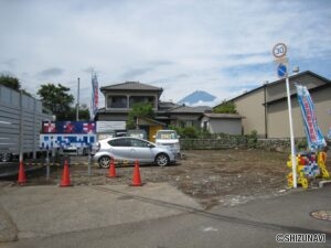 富士市天間【建築条件なし】敷地は約77坪