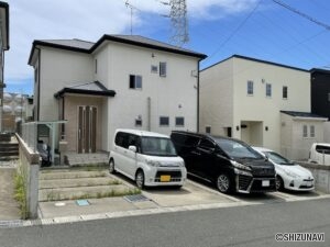 磐田市西貝塚　一建設施工　太陽光システム搭載　駐車スペース4台