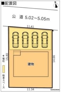 【2月完成予定】富士市さんどまき　新築一戸建て　1号棟
