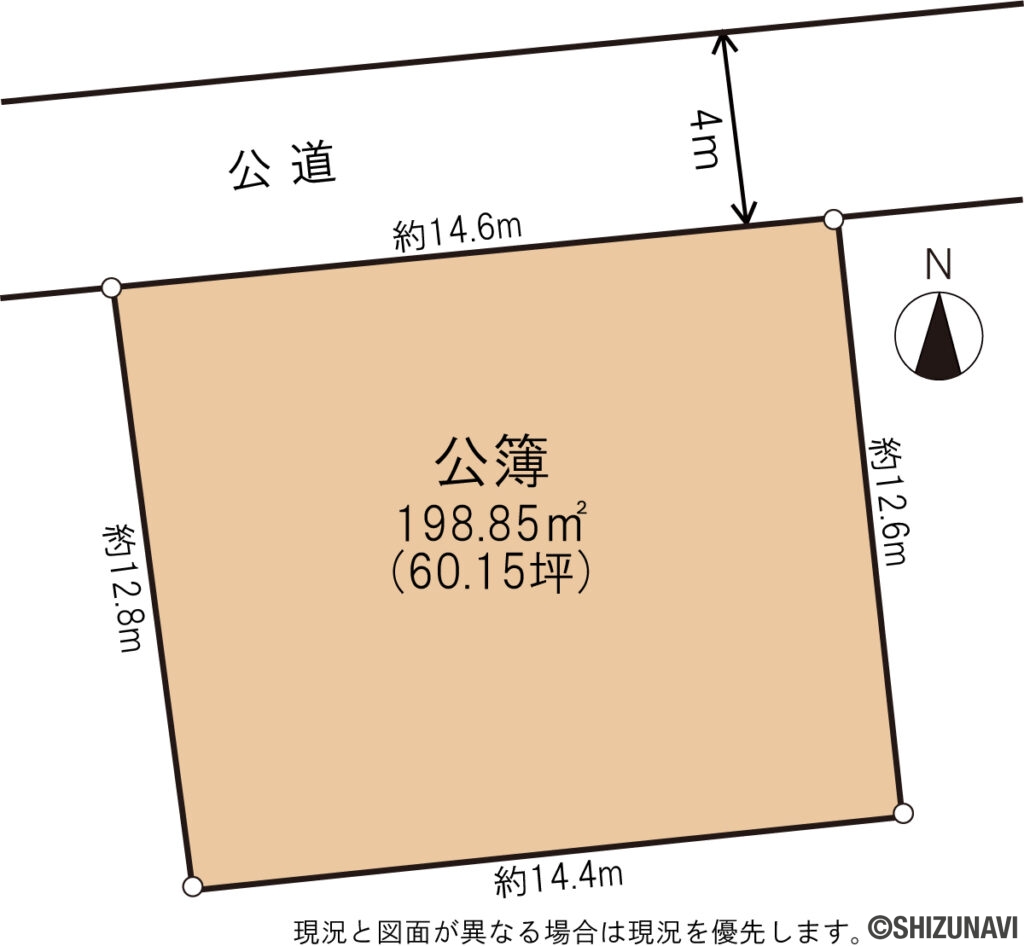 三島市富士ビレッジ　売土地　区画図