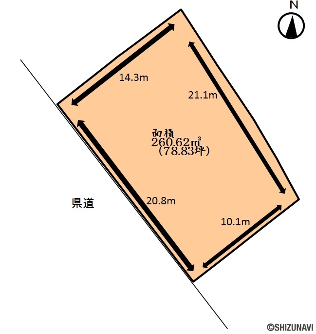 吉田町神戸　形状図