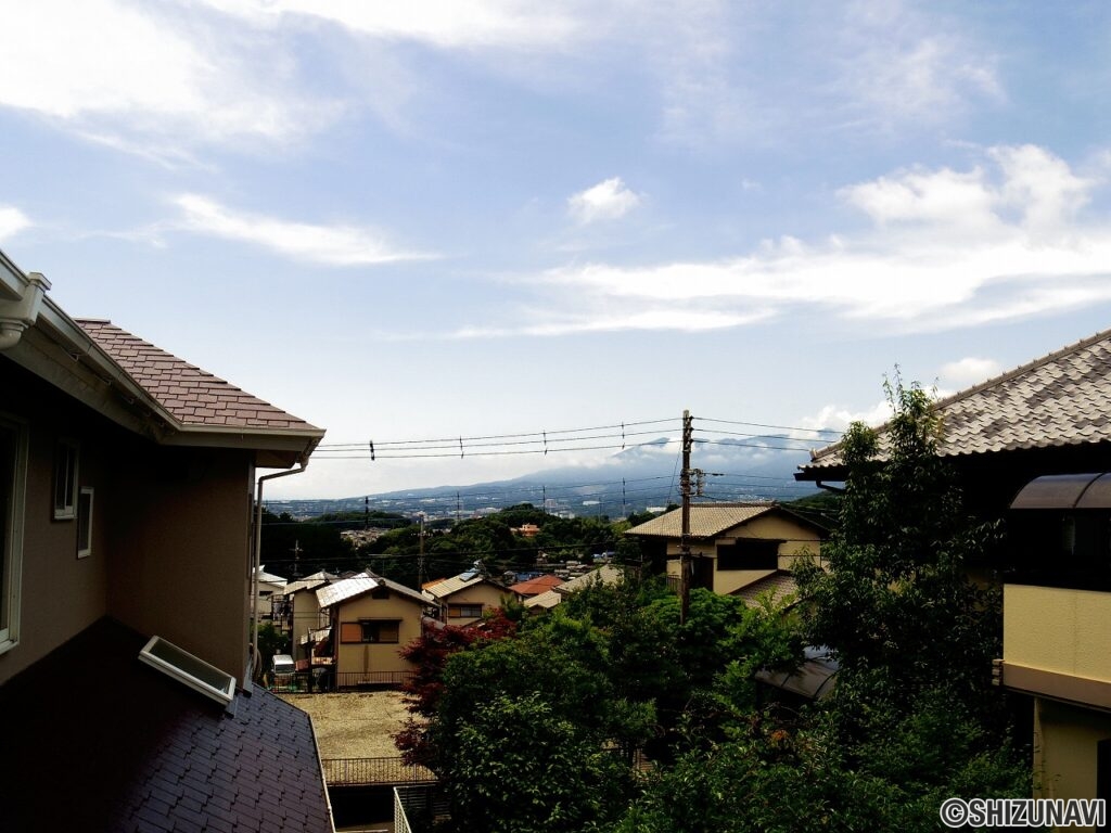 三島市富士見台　売土地　眺望