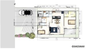 【仲介手数料不要】静岡市駿河区小黒３丁目　売土地　建築条件なしの画像