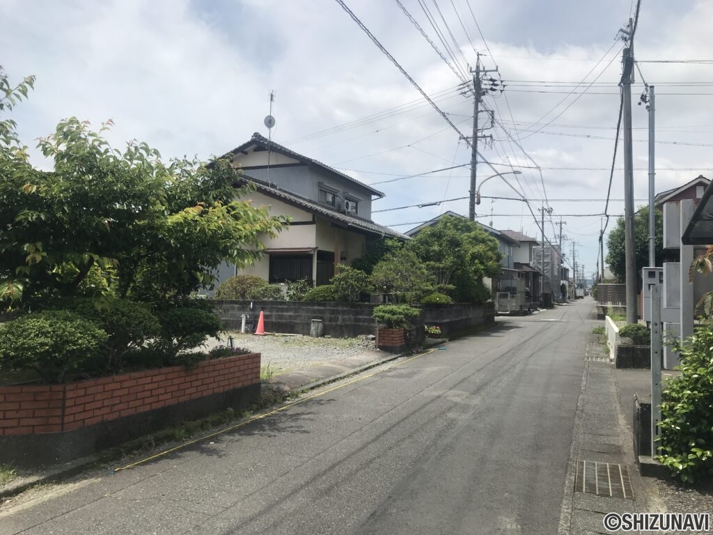 島田市元島田　前面道路➀