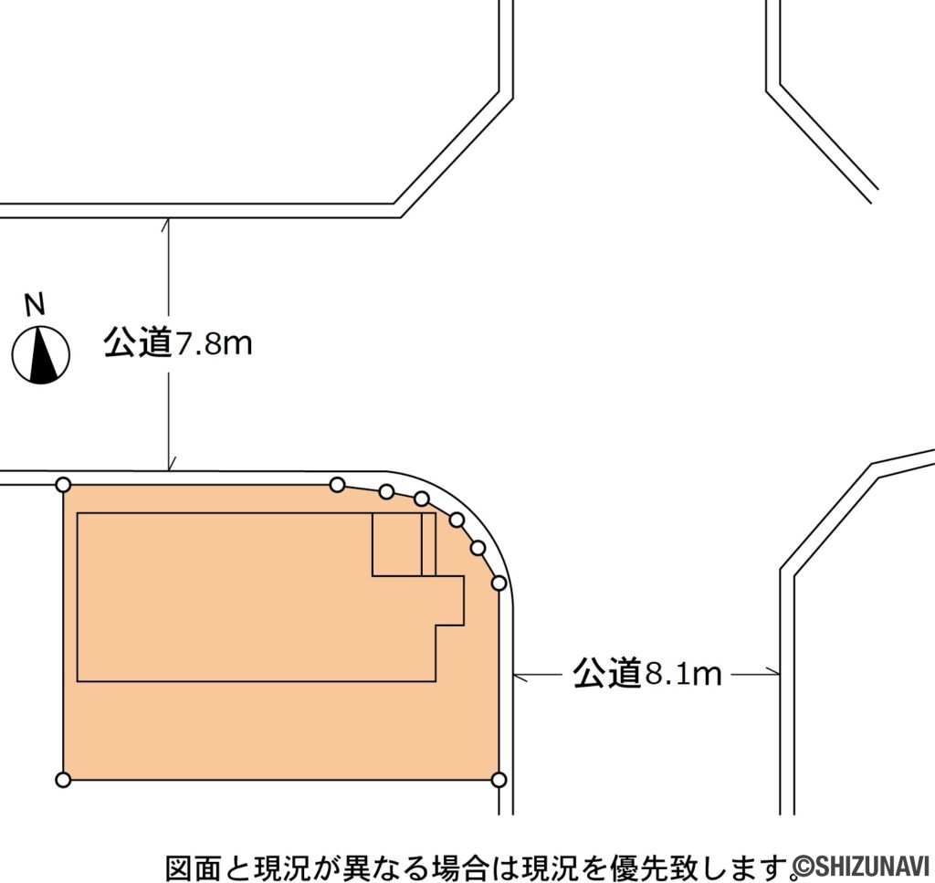 沼津市白銀町区画図