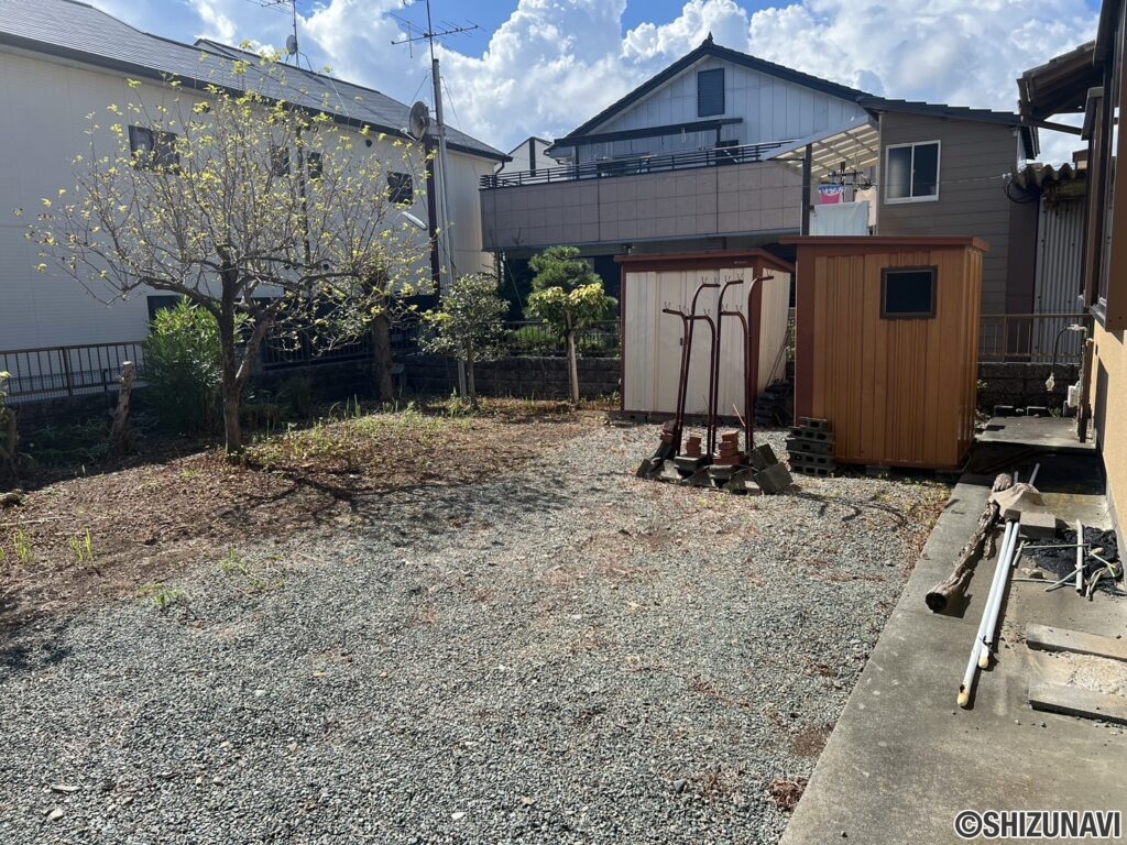 戸建て　牧之原市細江　庭