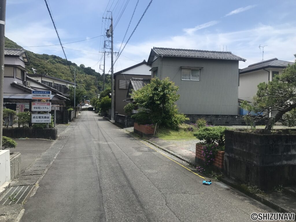 島田市元島田　前面道路②