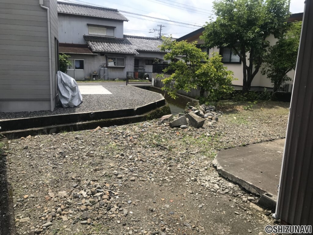 島田市元島田　南側境界