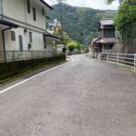 土地　葵区大原　前面道路