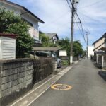 前面道路➀