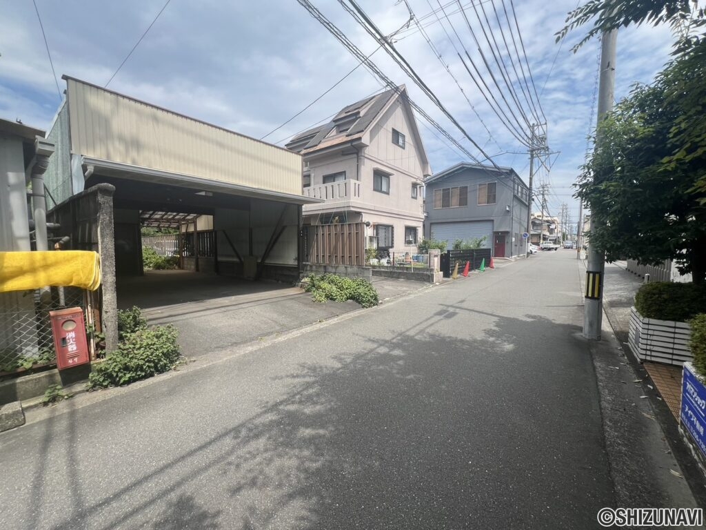 葵区若松町　土地　前面道路