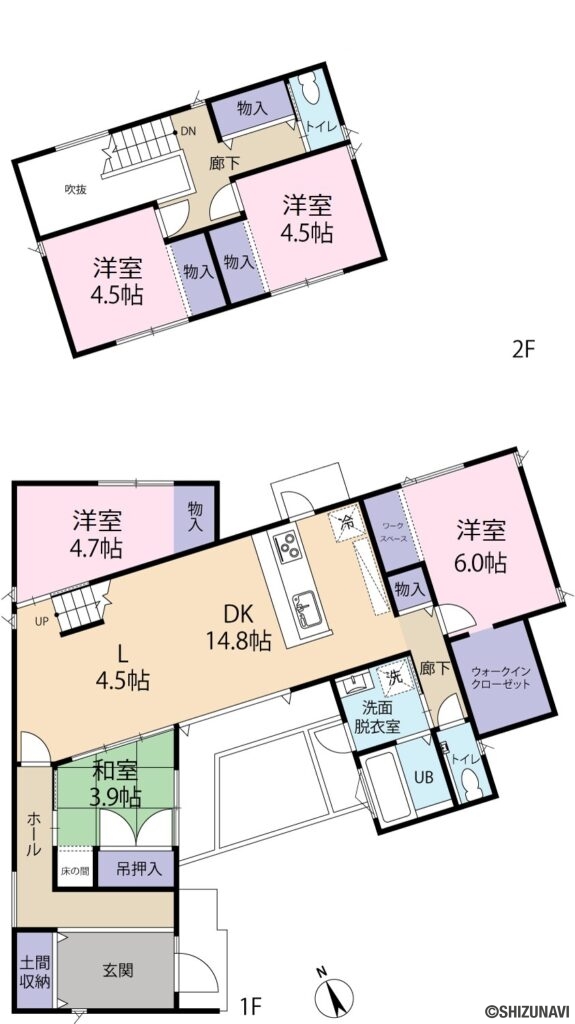 沼津市下香貫大久保　デザイナーズ　中古戸建の画像