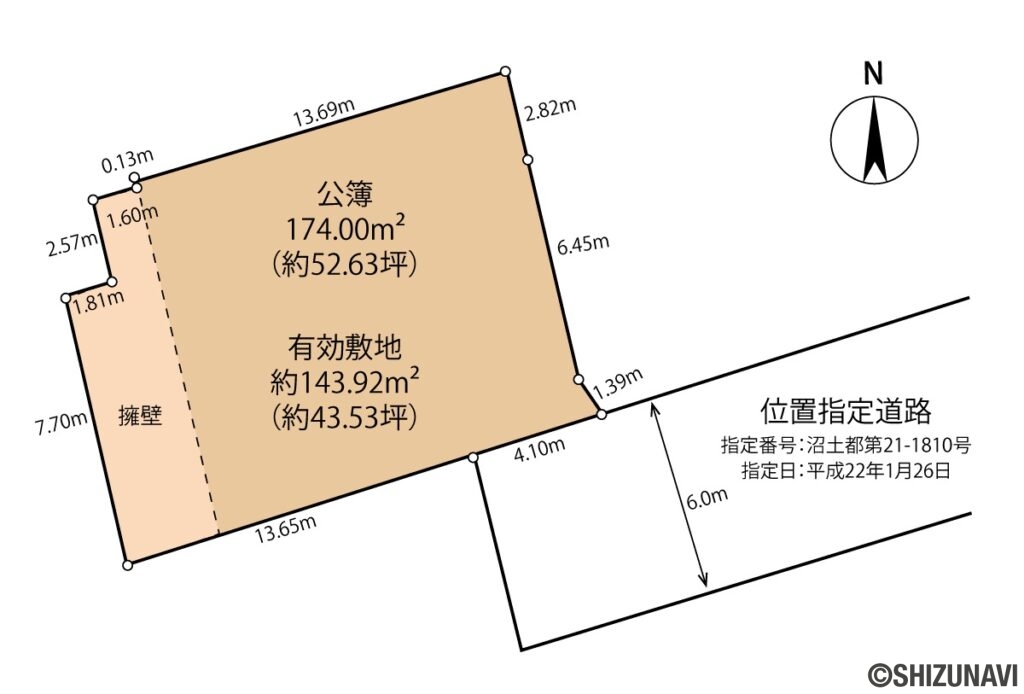 函南町平井 売り土地