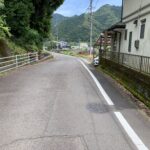 土地　葵区大原　前面道路