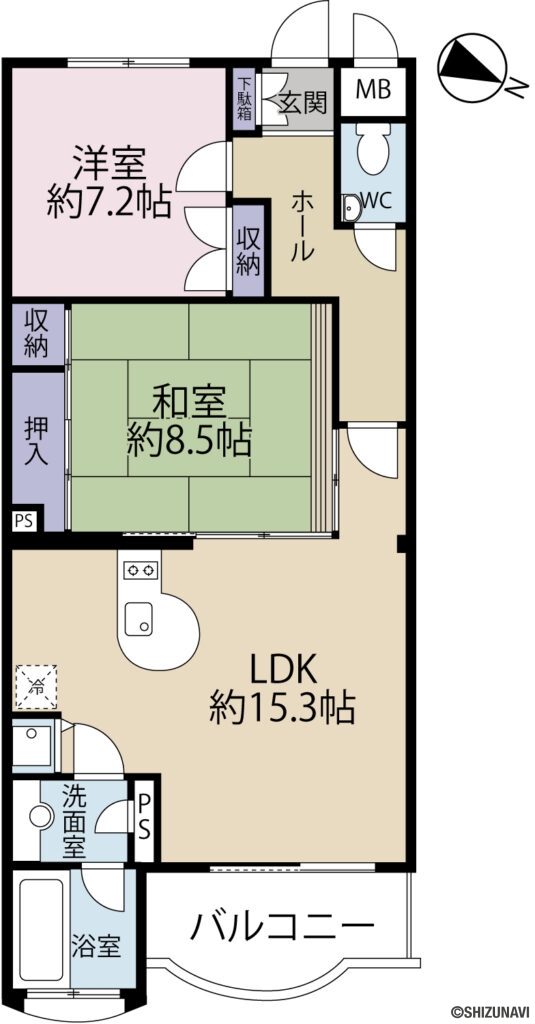 伊東市宇佐美　宇佐美リゾートヒル桜　間取り図面