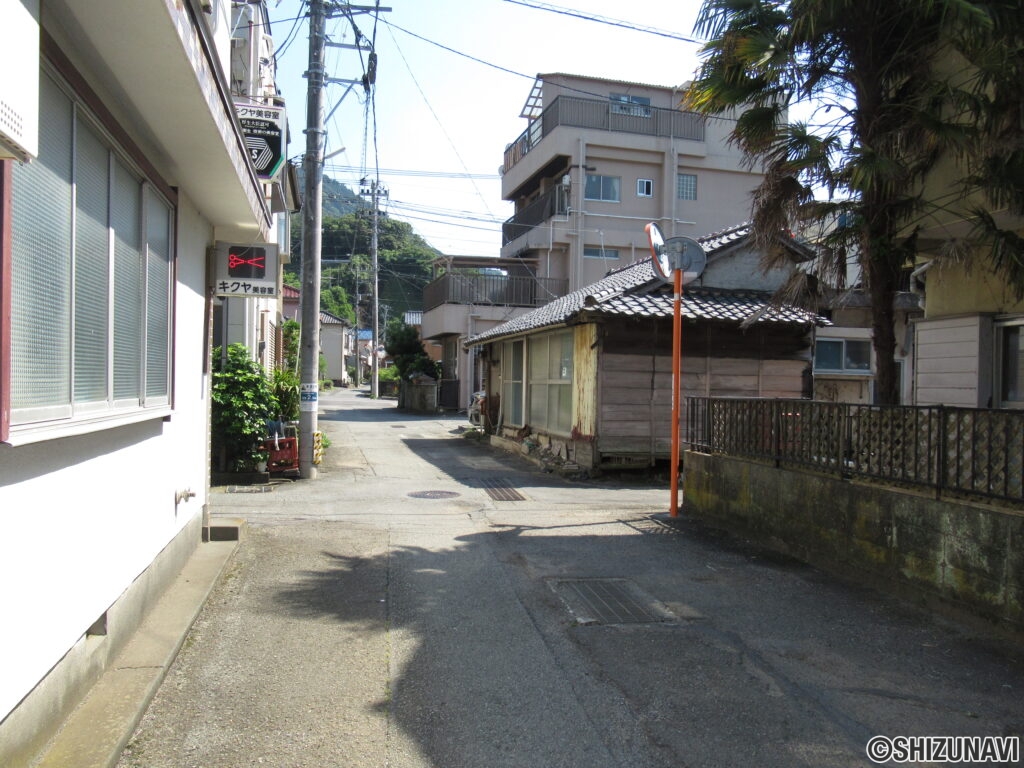 沼津市内浦三津　土地　前面道路