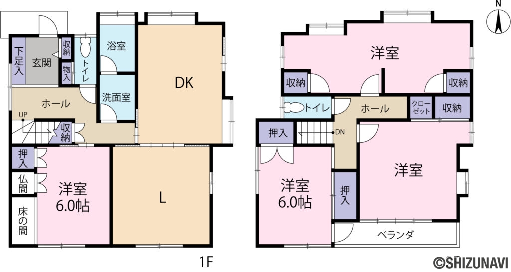 岡部町三輪　戸建の中古住宅4LDK