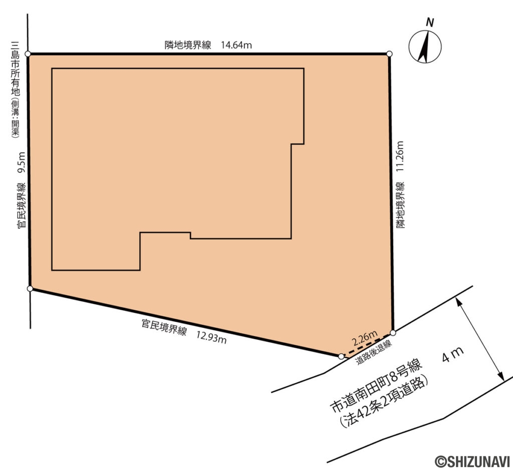 三島市南田町　中古住宅の画像