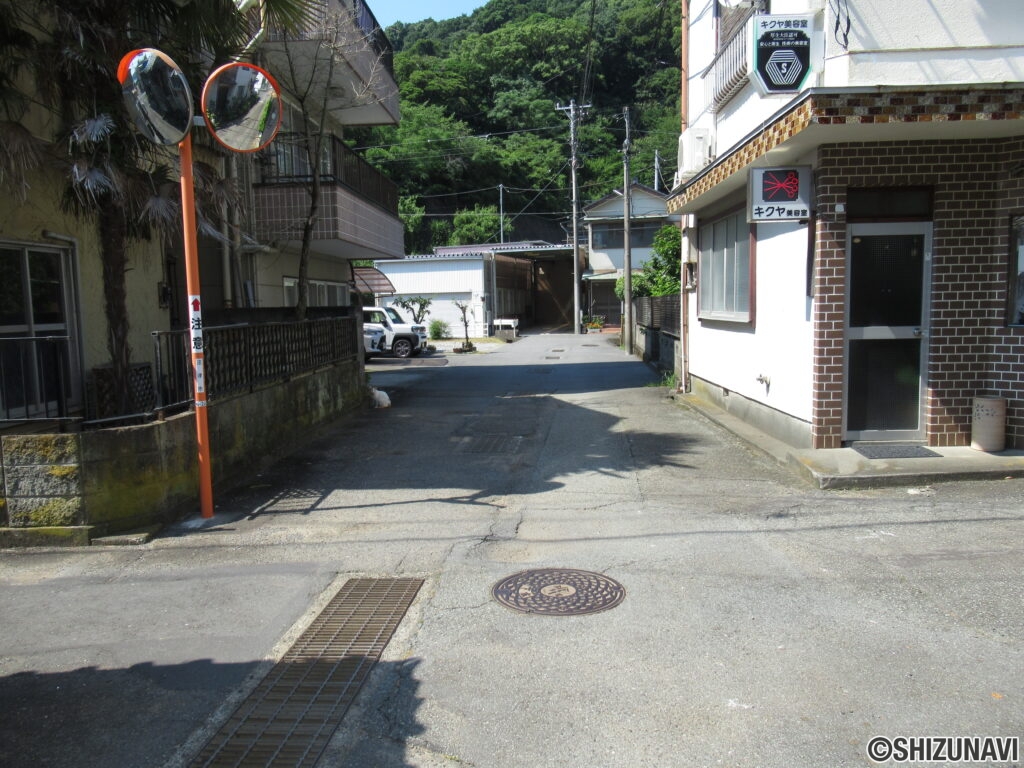 沼津市内浦三津　土地　前面道路