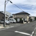 焼津市中新田　前面道路