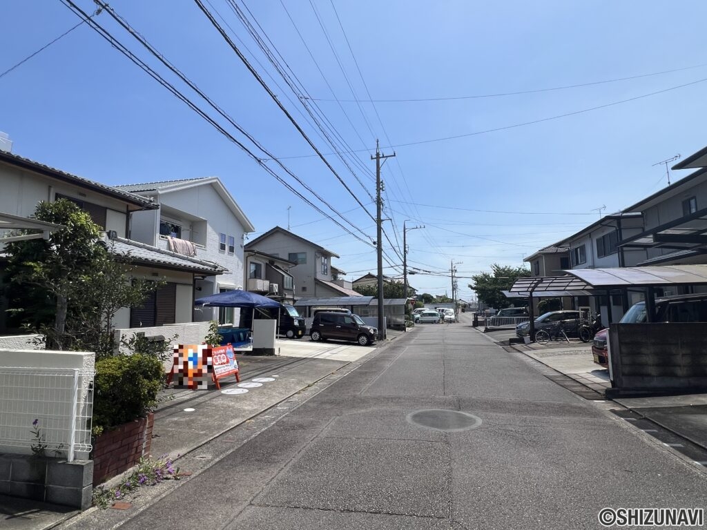 焼津市大住　前面道路