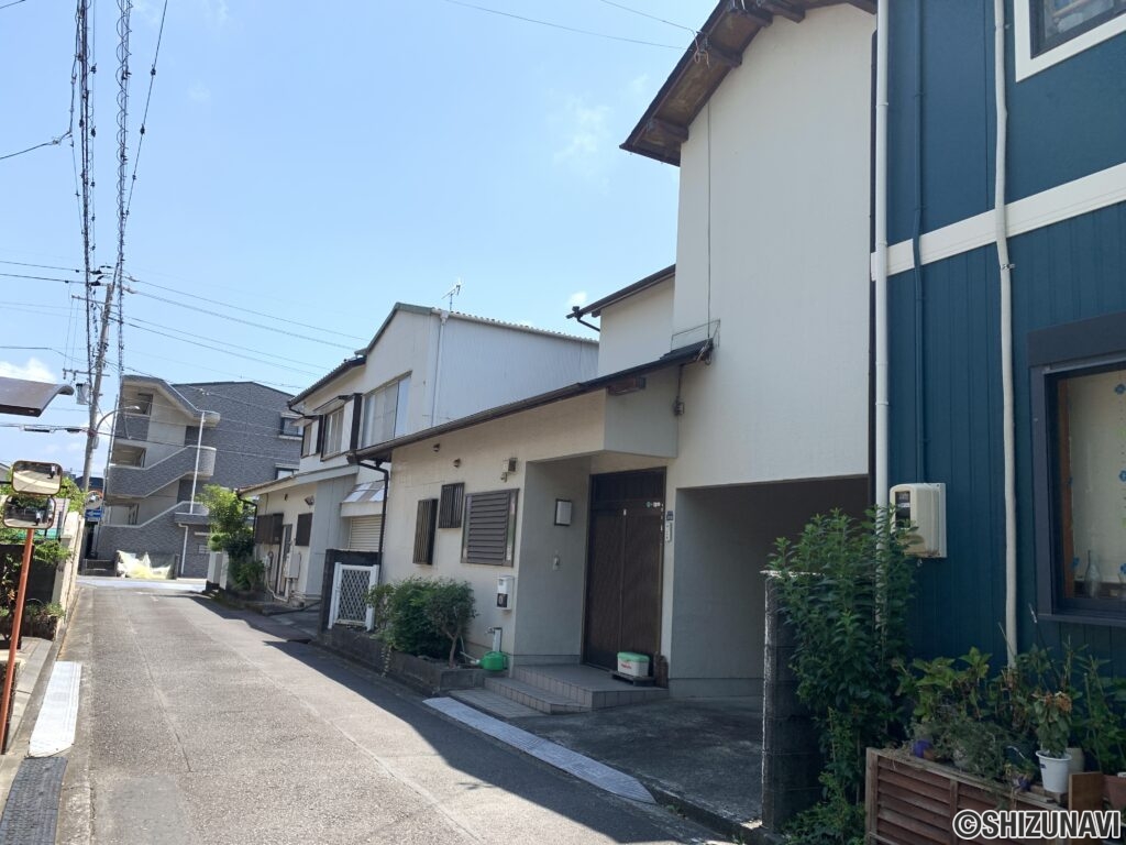 駿河区中田本町　土地　前面道路