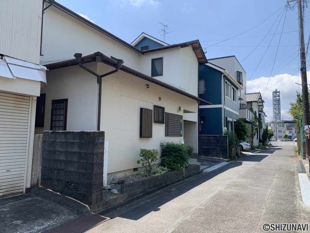 駿河区中田本町　土地　前面道路