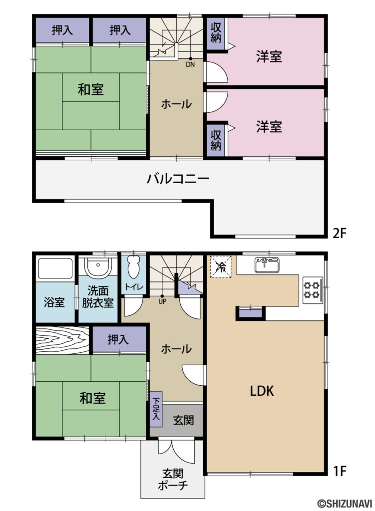 ル・シェモア大手町和室の中古住宅4LDK