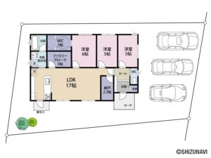 平屋参考間取り図