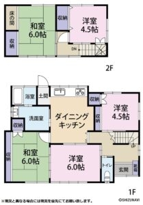 島田市金谷天王町　間取り