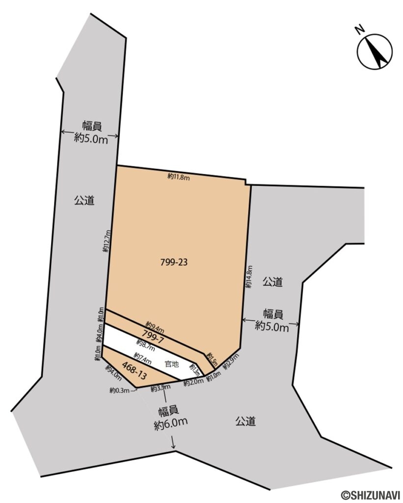 三島市旭ヶ丘　売土地　山田小学校　山田中学区の画像