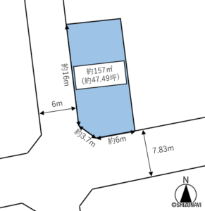 浜松市中央区本郷町　売土地の物件画像