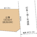 富士宮市山宮　日当たりの良い南東角地400万円の売土地になります！の画像