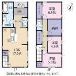 三島市西本町　3SLDK　三島広小路駅まで徒歩4分の画像