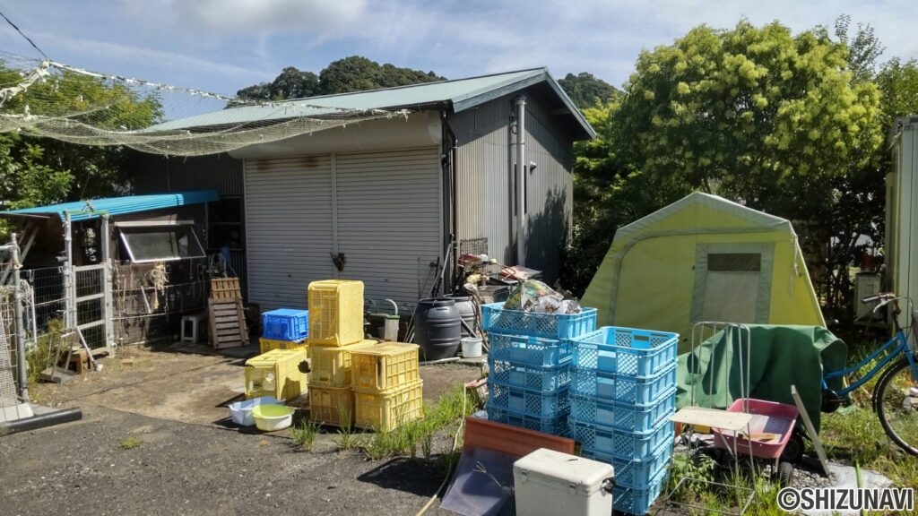 藤枝市滝沢　資材置き場・作業場・倉庫の画像