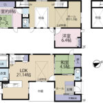 富士市鈴川西町　中古住宅　間取り図面