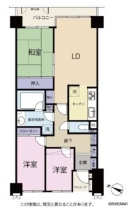 浪漫館10階　3LDK　富士山が見える静岡市清水区のマンションの画像