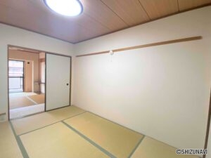 6帖和室　二間続きになっています。