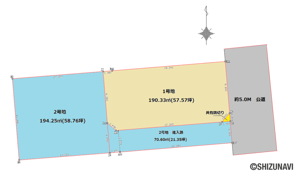 五ケ堀之内　分譲区画