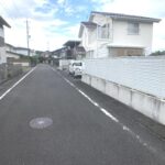 藤枝市瀬古　土地　前面道路