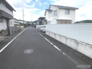 藤枝市瀬古　土地　前面道路