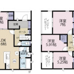 富士宮市淀師　新築一戸建て　4LDK+WIC　1号棟　の画像