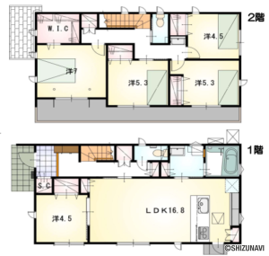 浜松市中央区有玉南町　2棟　5LDK　2023年11月完成済の物件画像