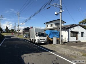 焼津市宗高　前面道路➀