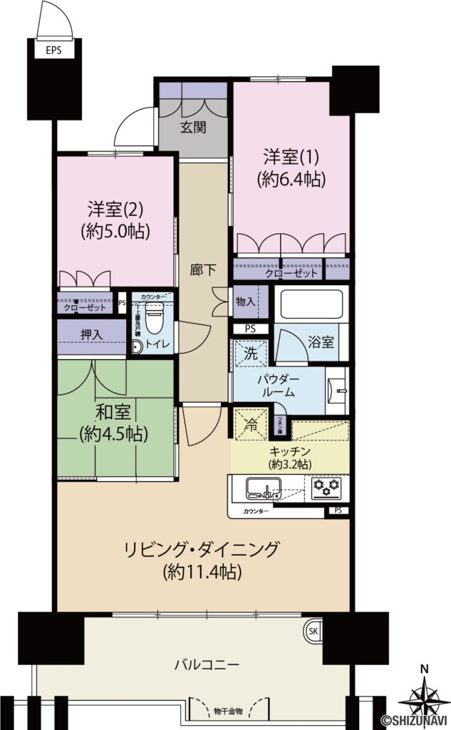 常盤町レジデンス　109号室　浜松市中央区常盤町の画像