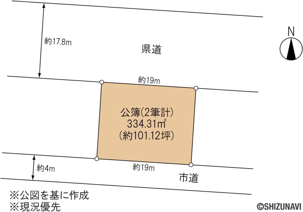 沼津市御幸町　売土地　外観